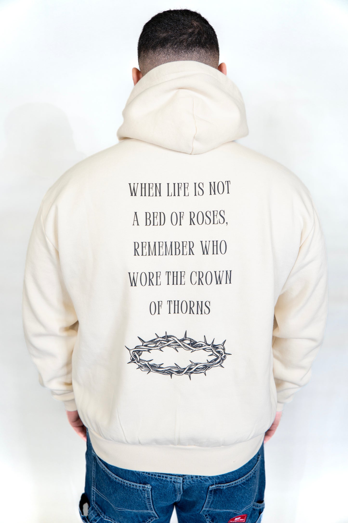 1 Peter 2:24 Hood (Men's Fit)