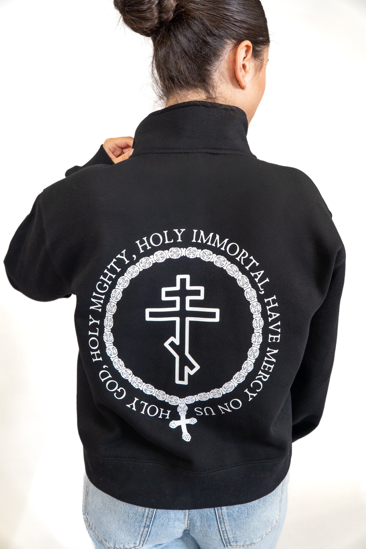 Holy God, Mighty, Immortal Half-Zip (Women's Fit)