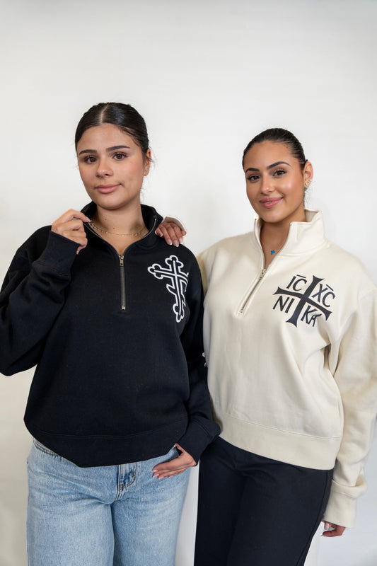 Holy God, Mighty, Immortal Half-Zip (Women's Fit)