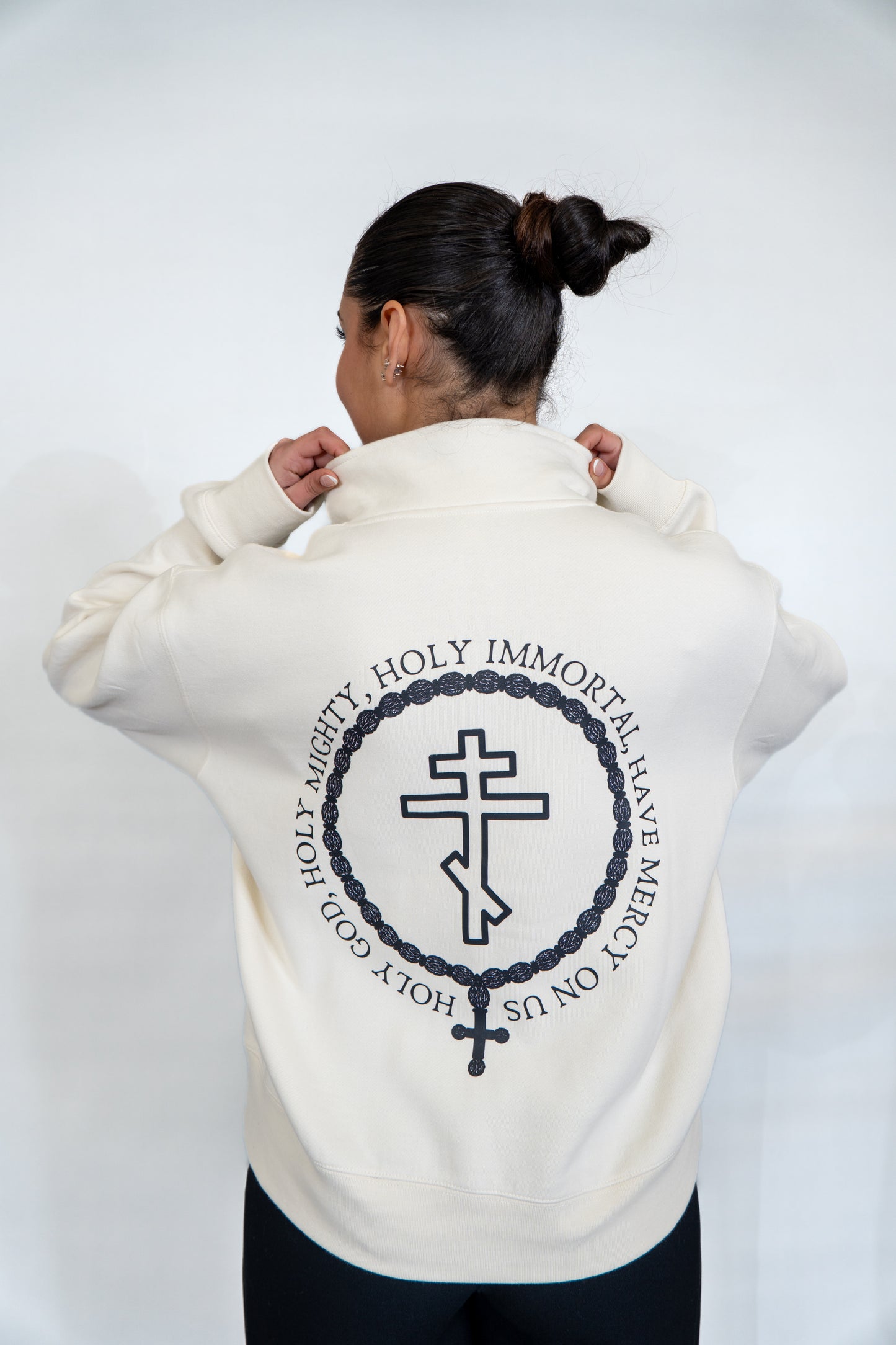 Holy God, Mighty, Immortal Half-Zip (Women's Fit)