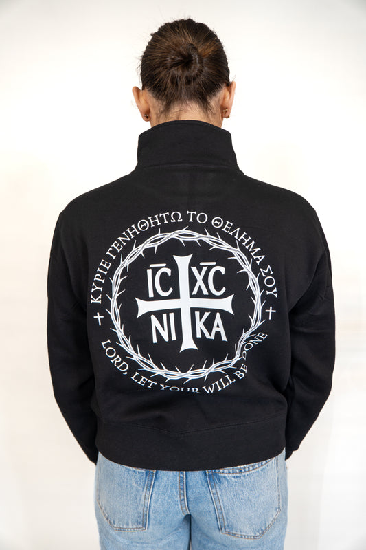 Lord, Have Mercy Half-Zip (Women's Fit)