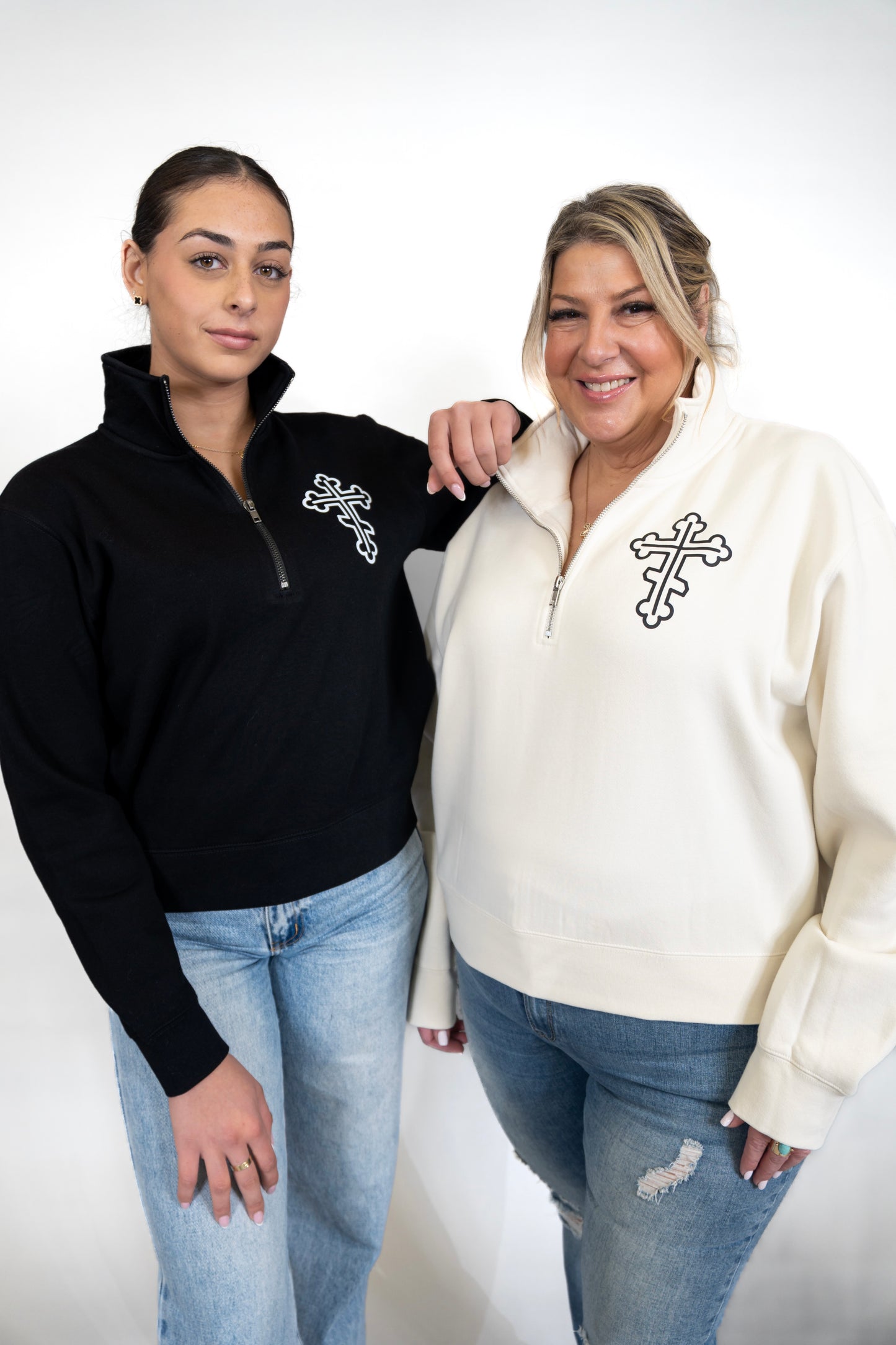 Blessed Be The Name Half-Zip (Women's Fit)