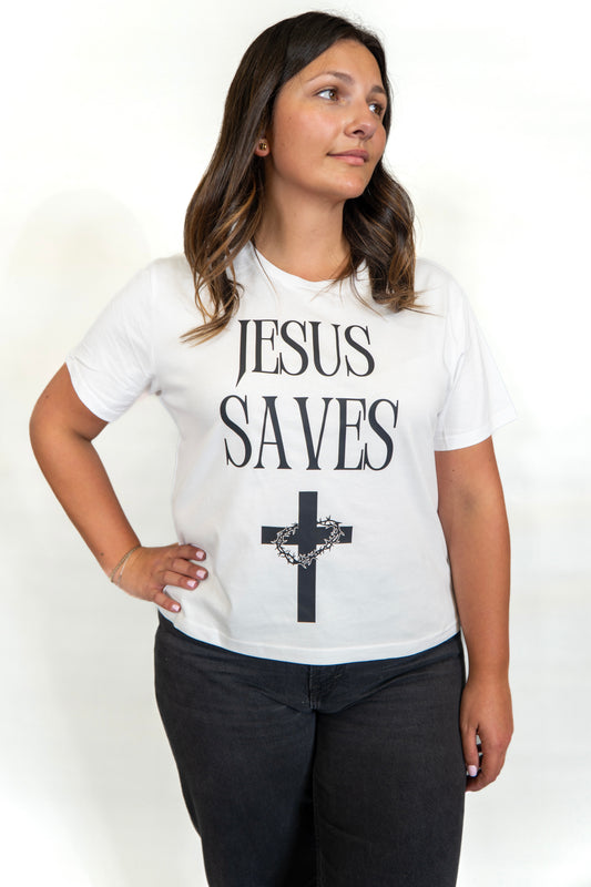 Jesus Saves T-Shirt (Women's Fit)