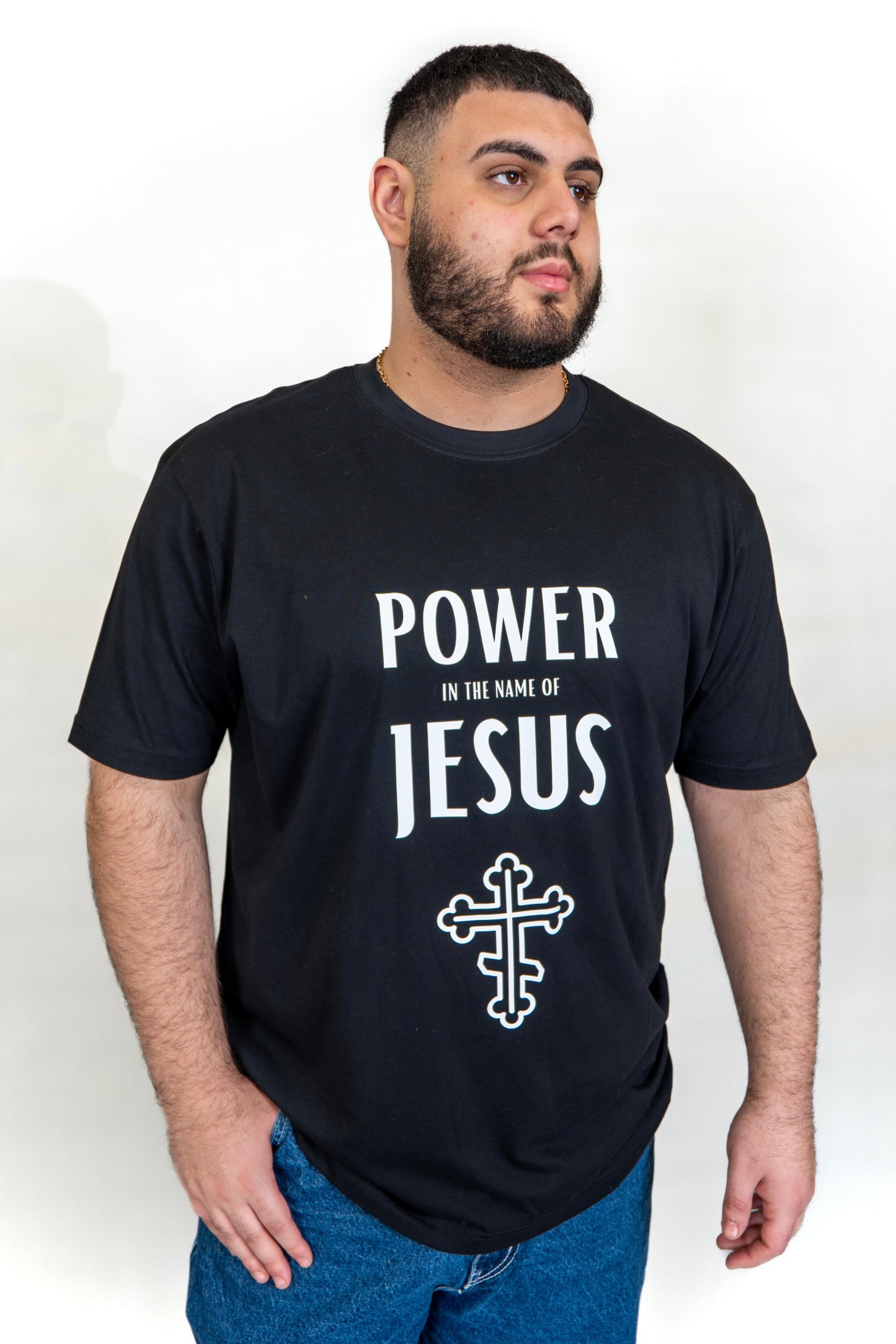Power in the Name of Jesus T-Shirt (Men’s Fit)