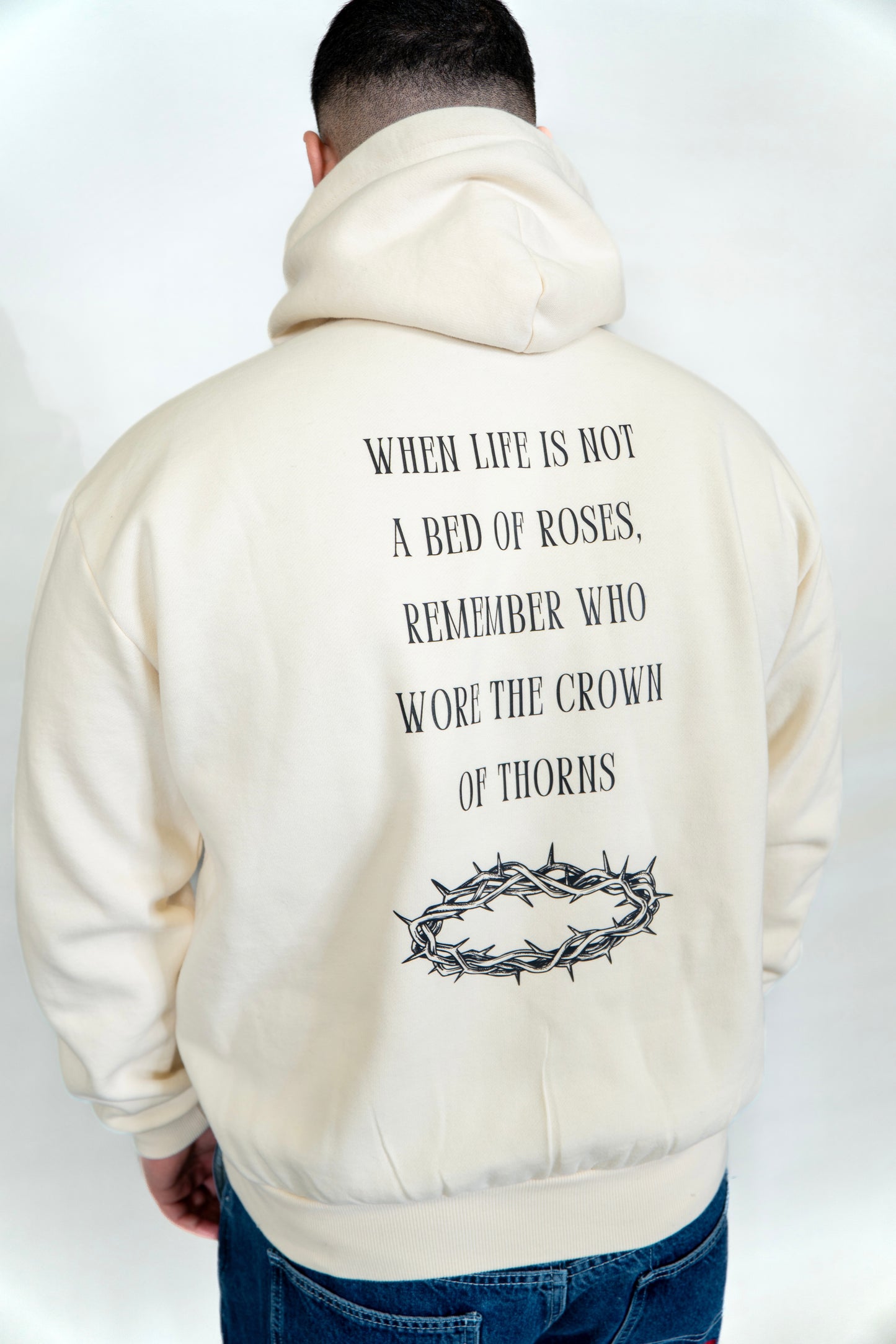 1 Peter 2:24 Hood (Men's Fit)