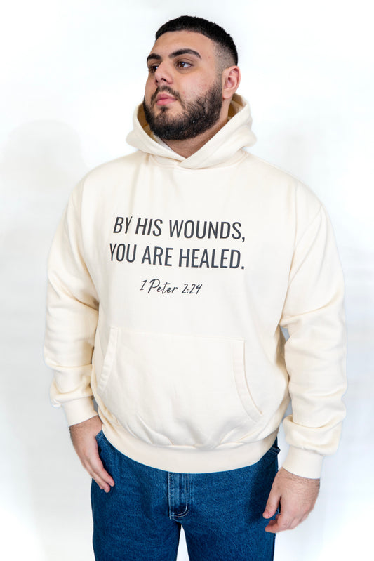 1 Peter 2:24 Hood (Men's Fit)