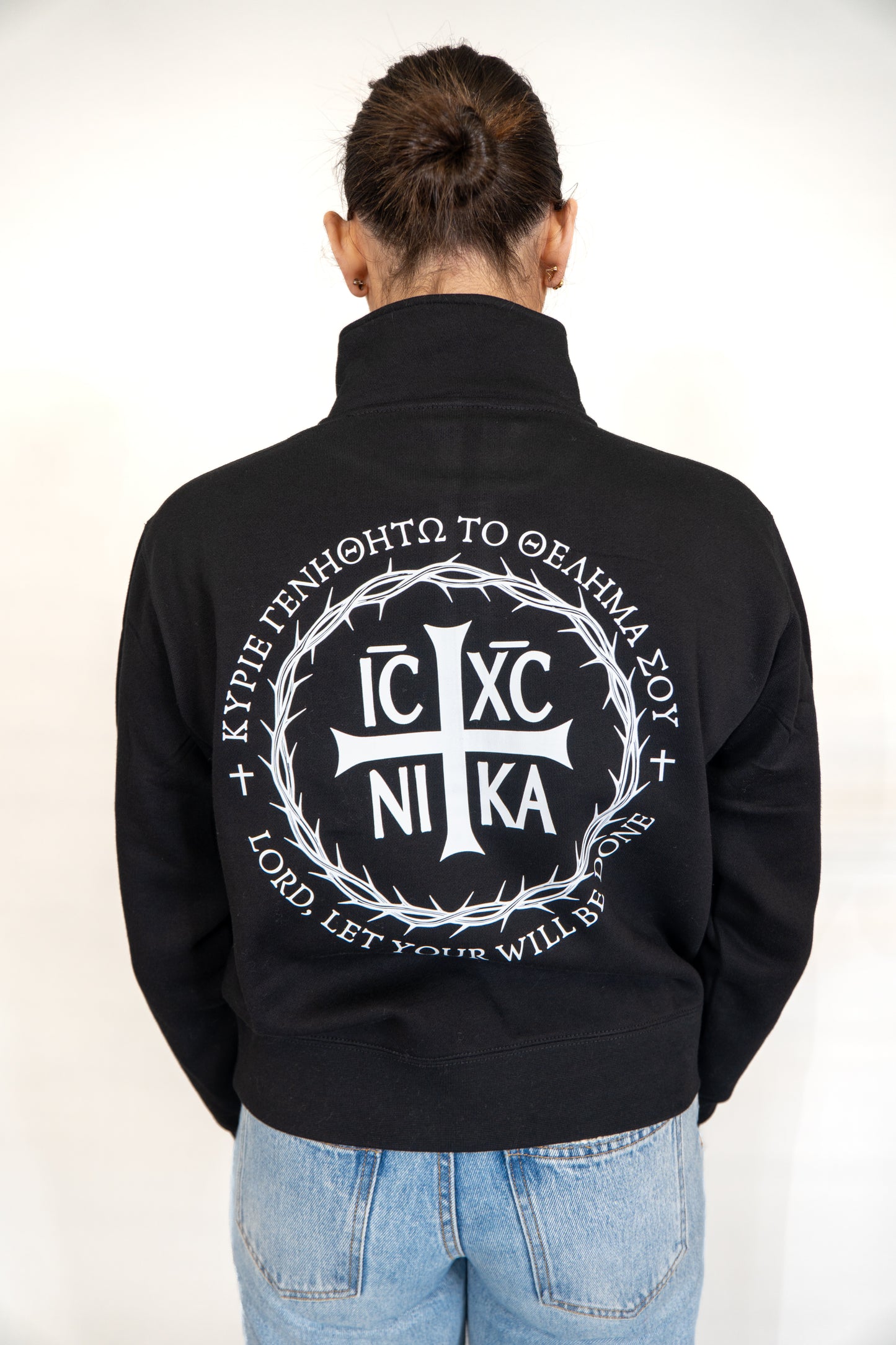 Lord, Have Mercy Half-Zip (Women's Fit)