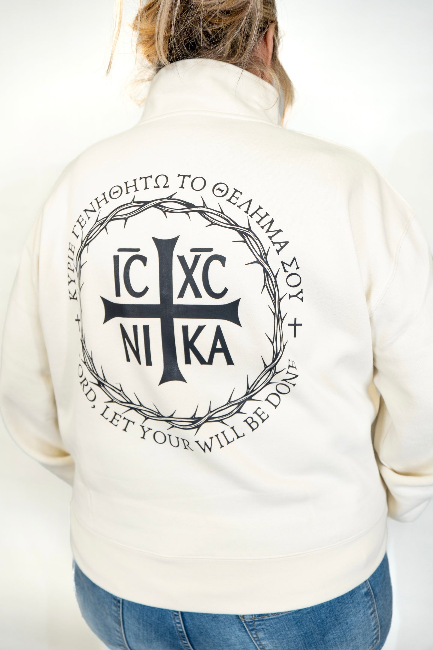 Lord, Have Mercy Half-Zip (Women's Fit)