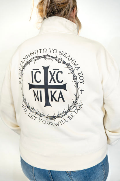 Lord, Have Mercy Half-Zip (Women's Fit)