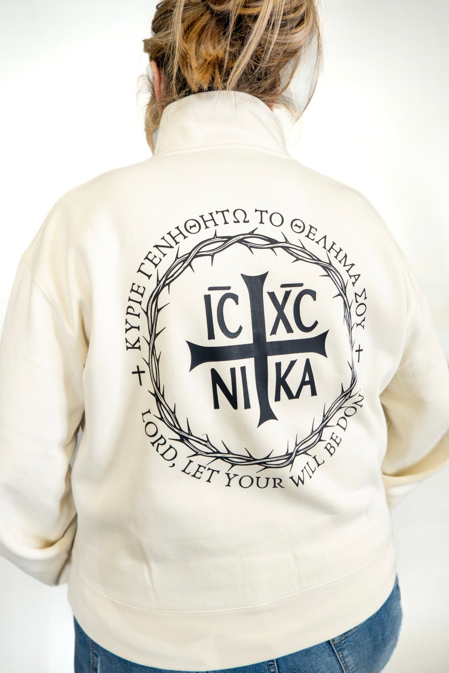 Lord, Have Mercy Half-Zip (Women's Fit)