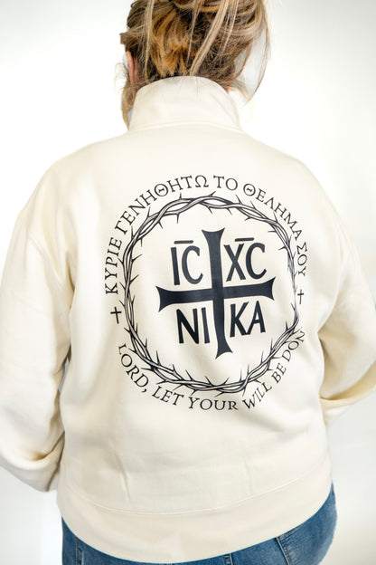 Lord, Have Mercy Half-Zip (Women's Fit)