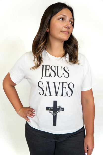 Jesus Saves T-Shirt (Women's Fit)