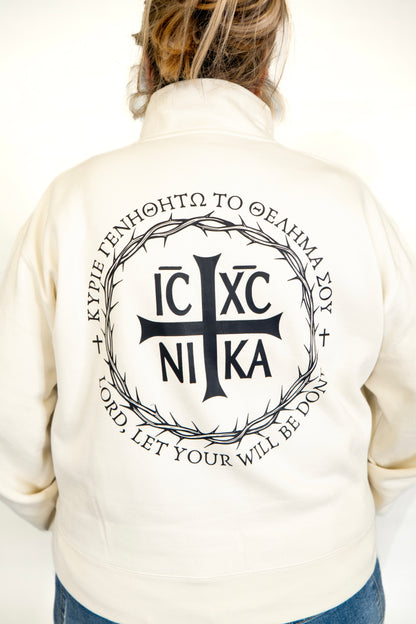 Lord, Have Mercy Half-Zip (Women's Fit)